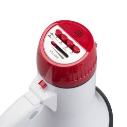 Mini megafono de mano 15w 4 bat. aa