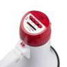 Mini megafono de mano 15w 4 bat. aa