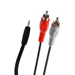 Cable aux 3.5mm a 2 con rca...