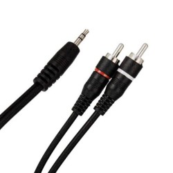 Cable aux trs 3.5mm a 2 rca...