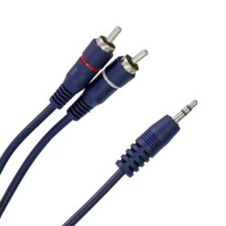 Cable aux trs 3.5mm a 2 rca...