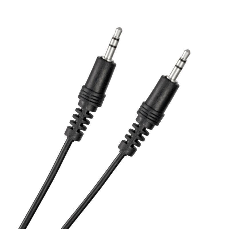 Cable auxiliar conector macho TRS 3.5mm x lado 90cm