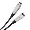 Cable de audio con conectores XLR 3.6m