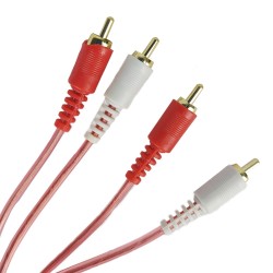 Ext. dorada 2 plugs rca x...