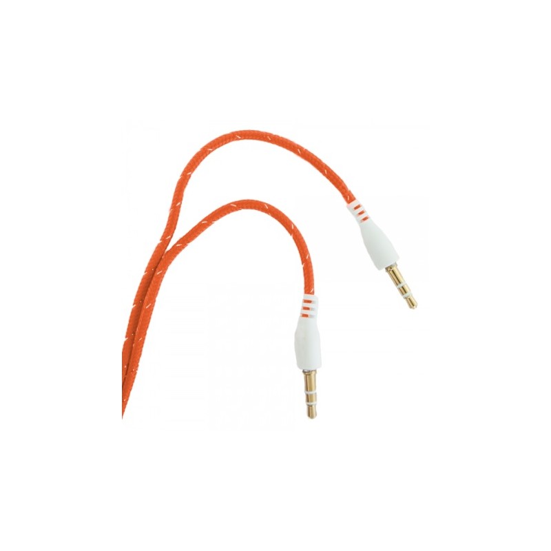 Cable 3.5 a 3.5mm tipo agujeta 3m rojo