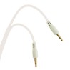 Cable 3.5 a 3.5mm tipo agujeta 3m blanco