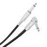 Extension para guitarra con plugs 6.3mm 6m negro