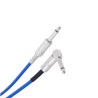 Extension para guitarra con plugs 6.3mm 6m azul