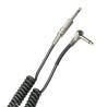 Extension para guitarra espiral plug 6.3 10m negro