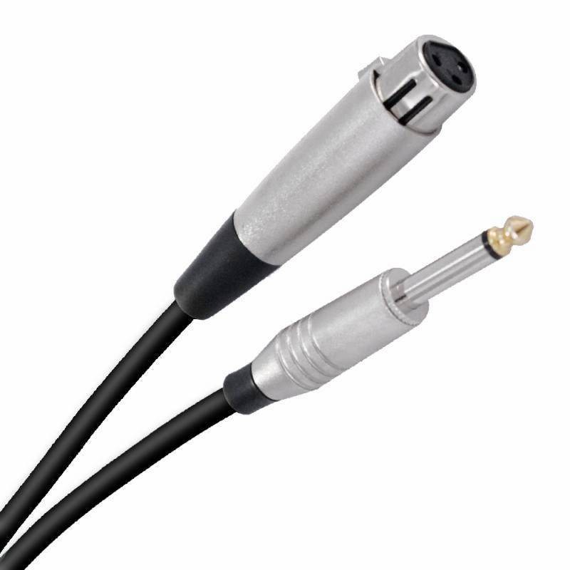 Extension plug 6.3mn a jack canon 6mts