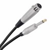 Extension plug 6.3mm a jack canon 10mts