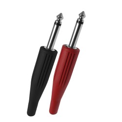 Conector TS 6.3mm cubierta...