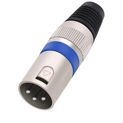 Conector XLR macho 3 puntas...