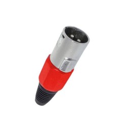 Conector XLR macho 3 puntas...