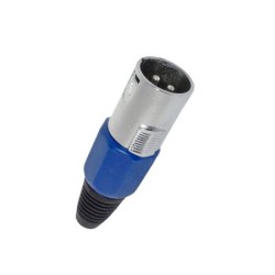 Conector XLR macho 3 puntas...