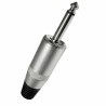 Conector TS 6.3mm jumbo con aislante metalico