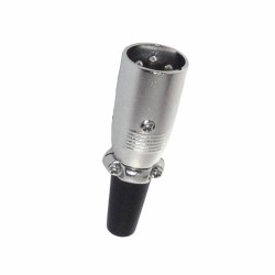 Conector XLR macho 3 puntas...