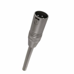 Conector XLR macho 3puntas...