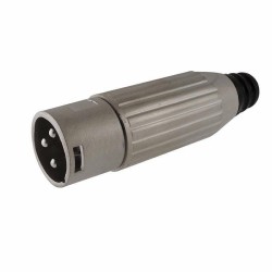 Conector XLR macho 3 puntas...