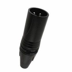 Conector XLR macho 3 puntas...