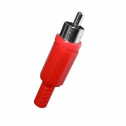 Conector RCA macho plastico...