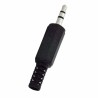 Conector TRS 3.5mm plastico con resorte