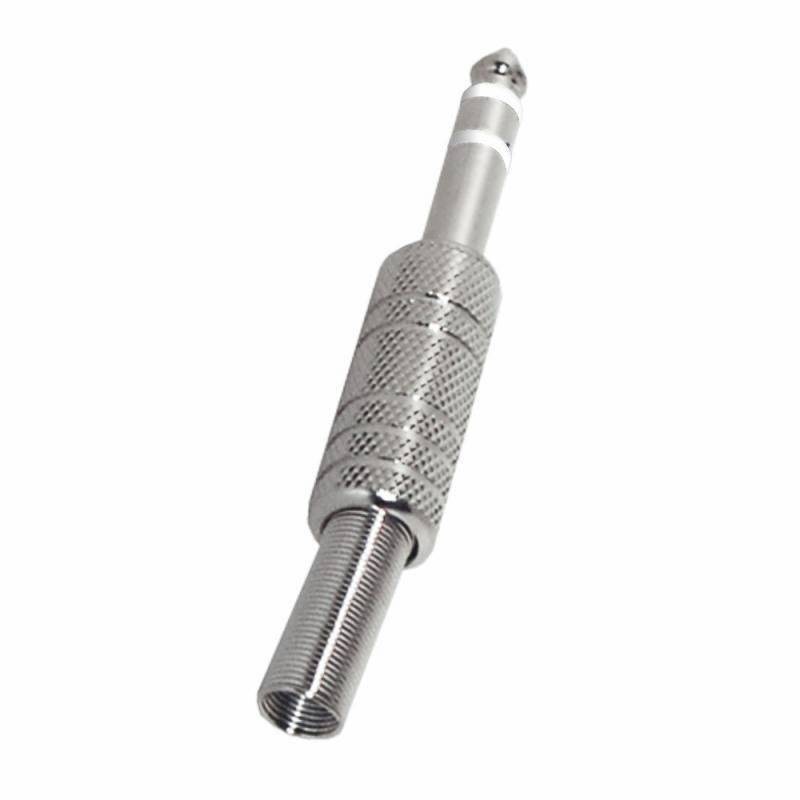 Conector TRS 6.3 mm. anillo baquelita