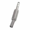 Conector TRS 6.3 mm. anillo baquelita