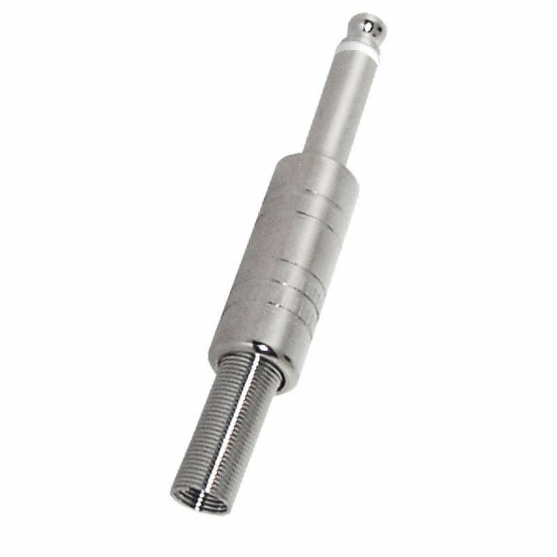 Conector TS 6.3mm metal anillo baquelita
