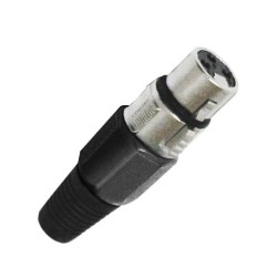 Conector XLR hembra 3...