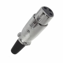 Conector XLR hembra 3...