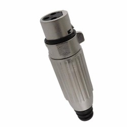 Conector XLR hembra...