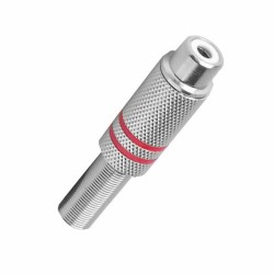 Conector RCA hembra metal...