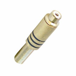 Conector RCA hembra metal...