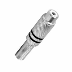 Conector RCA hembra metal...