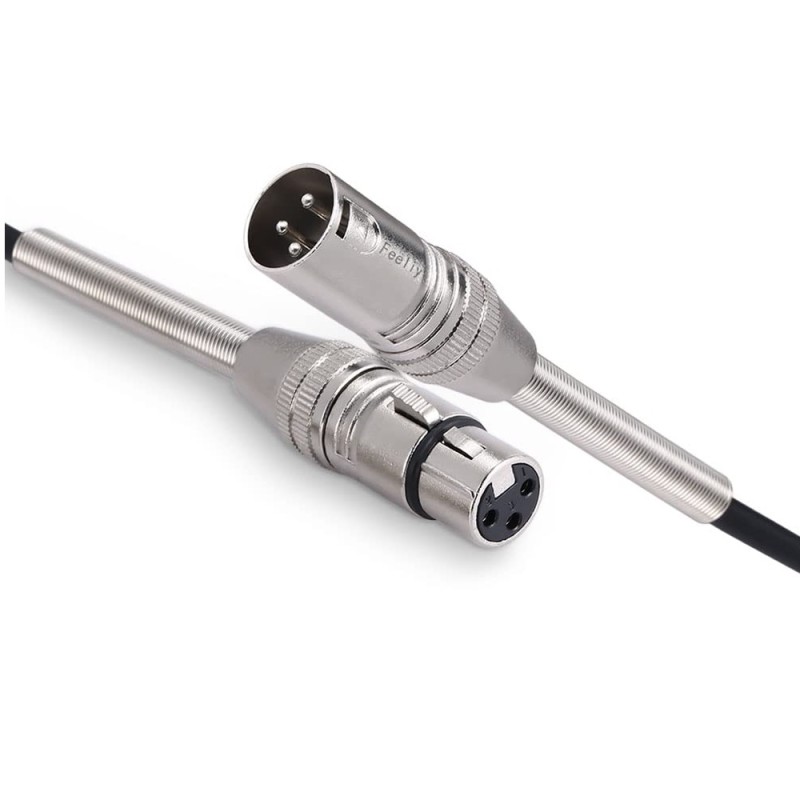 Extension audio profesional conectores XLR hembra XLR macho 3m