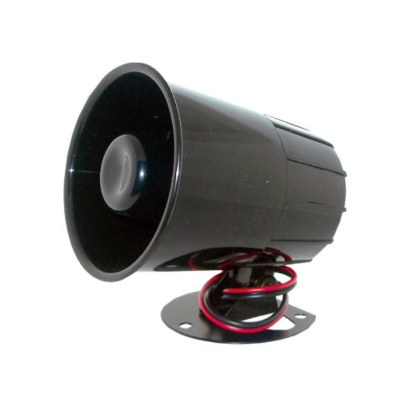 SI-164 SIRENA 6 TONOS 3 1/2" 20 W NEGRA
