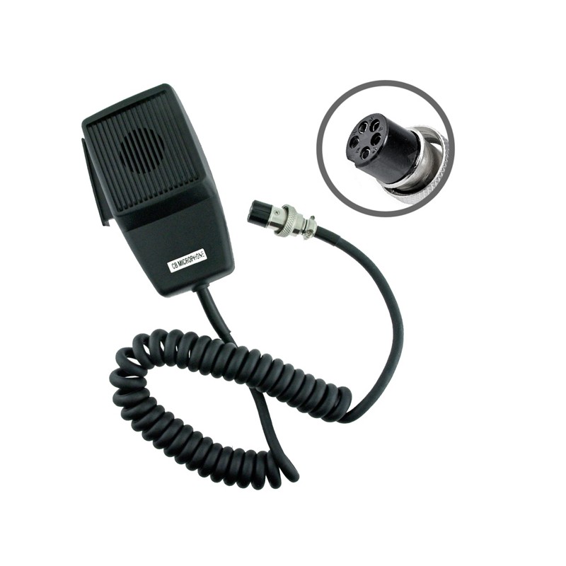 MICROFONO PARA C.B. CON CONECTOR (5 PIN)