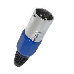 Conector XLR macho 3 puntas...