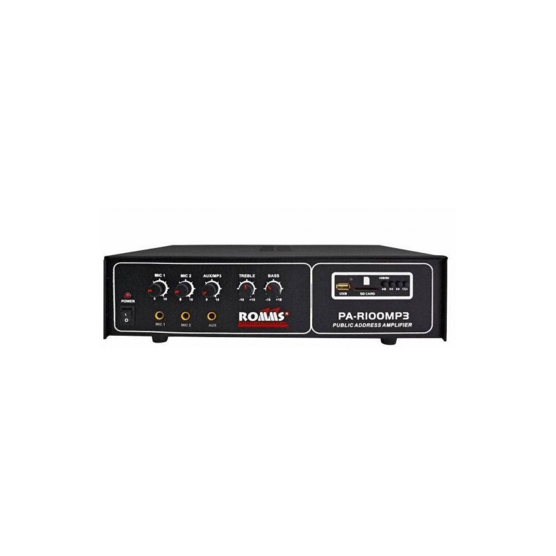 Amplificador audio 100w con lector USB mp3