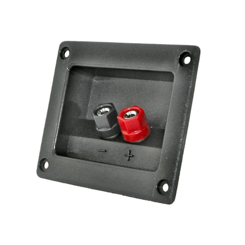 Terminal p/bafle con borne 93x79mm