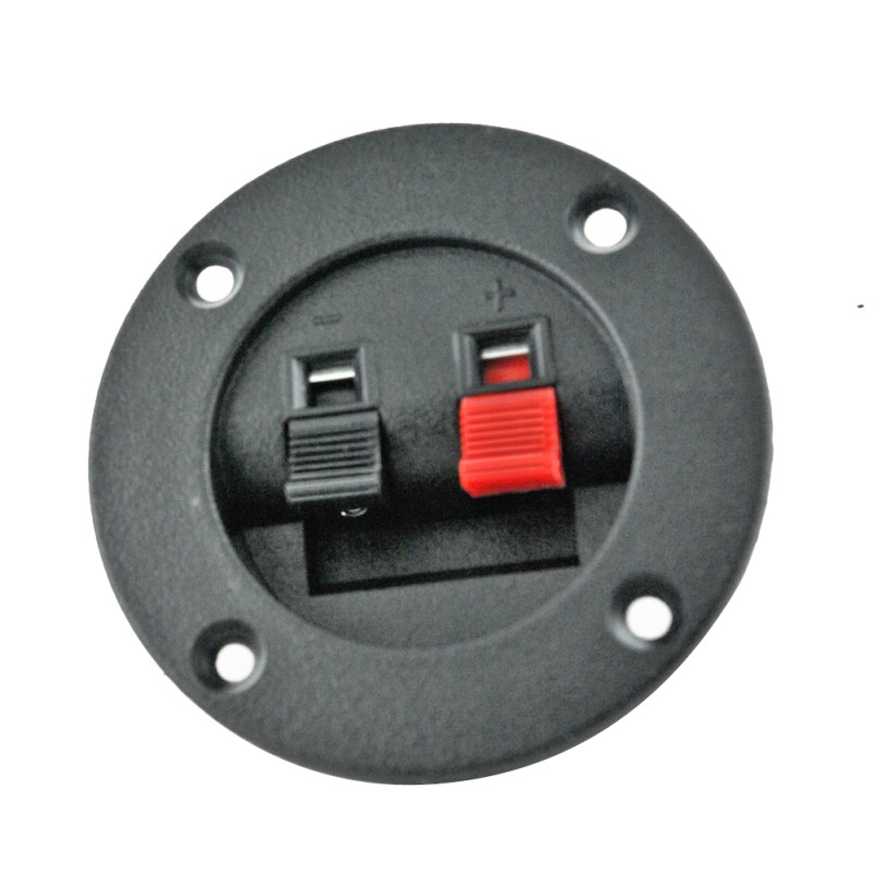 Terminal para bafle redondo diametro 7.5cm