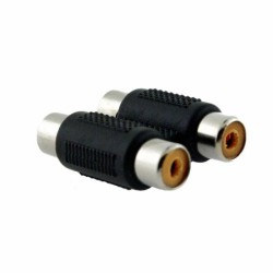 Adaptador doble jack rca/rca
