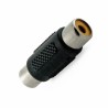 Adaptador de jack rca/rca grande
