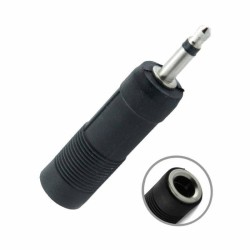 Adaptador jack 6.3 mono a...