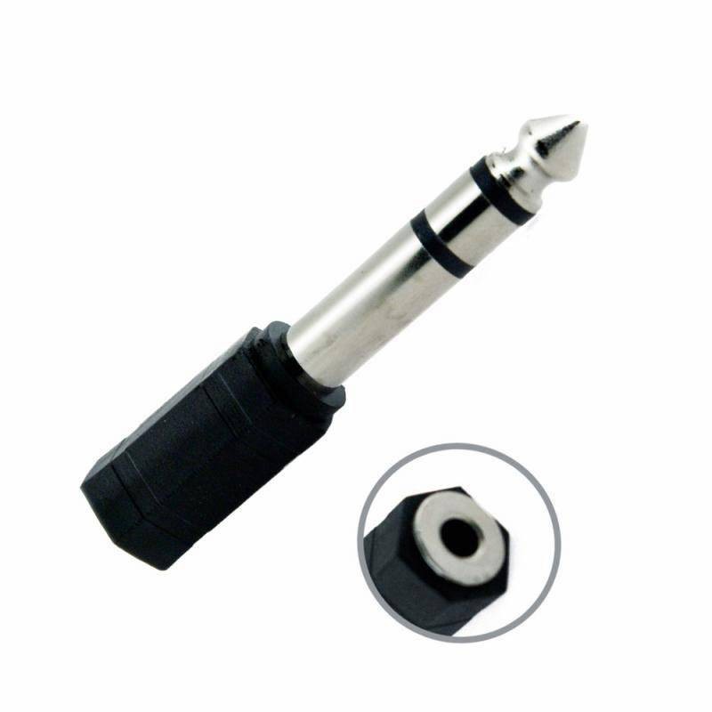 Adaptador de jack 3.5 st a plug 6.3 st