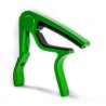 Capotrasto verde tipo gatillo para guitarra