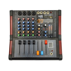 Mezcladora amp 4ch usb/sd/bt 250w