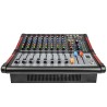 Mezcladora amplificada 8ch usb/sd/bt 250w