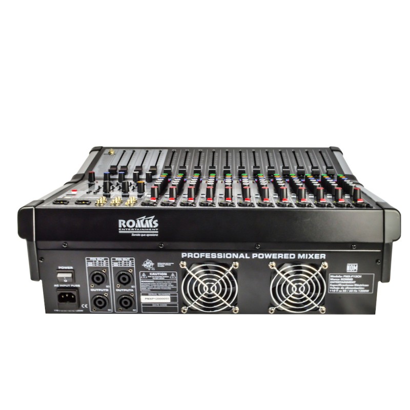 Mezcladora amplificada 12ch 500wx2